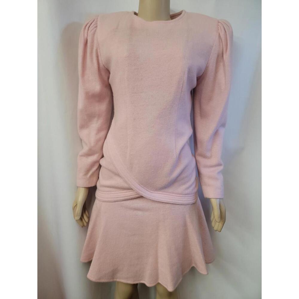 CARDINAL BY SAVANNA pink Feels Like Wool Women's Sweater Dress S/M? BUST 36 #CB7